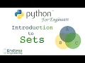 Python for Engineers Intro to Sets