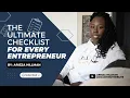 The Ultimate Business Startup Checklist Must-Do Steps for Every Entrepreneur Arisza Hillman