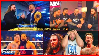 roman seth ki bloodline seth joins after summerslam cm punk heel turn u0026 brock confirmed