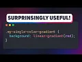 Why I use single-color gradients in my CSS