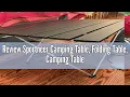 Review Sportneer Camping Table Folding Table Camping Table Foldable Portable Camp Table Lightweigh