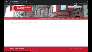 SYNC JL BOSTON CALENDAR WITH YOUR PERSONAL CALENDAR