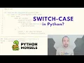 switch case in Python It s not match case It s a dictionary