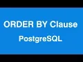 PostgreSQL ORDER BY query in Table psql Shell