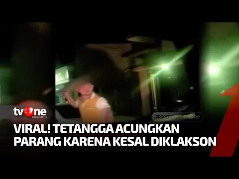 Kesal Diklakson, Pria di Makassar Acungkan Parang dan Memukul Mobil Korban