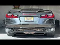 2M Fabrication Exhaust For C8 Corvette Cold Start