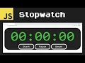 A stopwatch written in JavaScript
