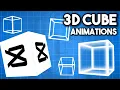 3D Cube animations in CapCut - Dan Koe Style