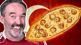 Irish People Try Turkish Pizza For The First Time (Pide)