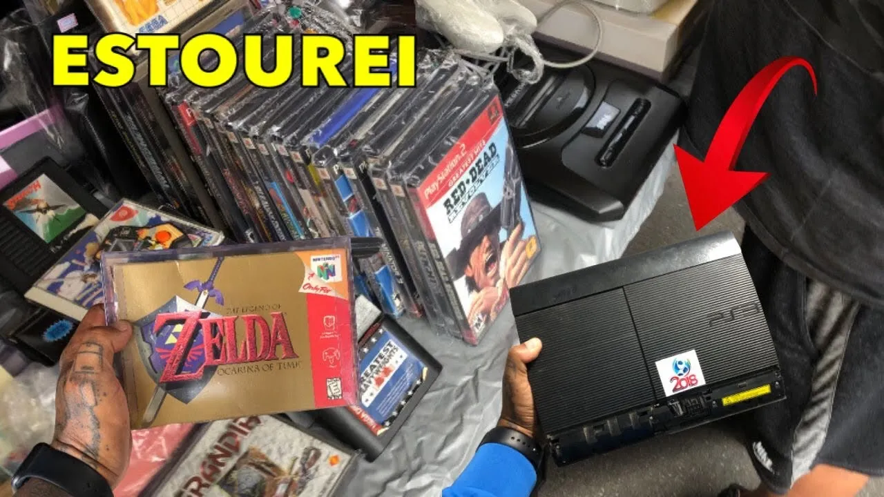 CAÇADA GAMER #RJ LIMPEI A FEIRA DO ROLO COMPREI DE TUDO PS3 PS2 JOGOS SUPER NINTENDO MEGA XBOX