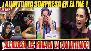 ¡ CAE  TADDEI ! LA PRESIDENTA DA LA ORDEN AUDITORIA EN EL INE, REPRESION EN LA CUAUHTEMOC LES ROBAN