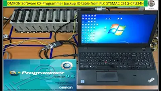 CX-Programmer - Table Creation from PLC SYSMAC CS1G-CPU43H