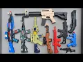 Download Lagu Mengumpulkan 11 Mainan Tembak Tembakan, Sniper Gun, Senapan Serbu M16, AK47, MP5, G36, Pistol Cowboy