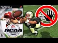 NCAA Football 2002 is Horrible in 2025! PS2 Gameplay