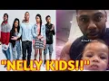 HOW MANY KIDS DOES HE HAVE NELLY KIDS AND HIS BABY MAMAS AND WIFE ASHANTI click and see how many