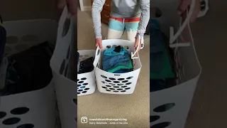Kids Laundry Organizing System