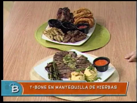 T-Bone en mantequilla de hierbas
