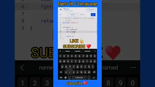 fgets in C programming C programming for beginners