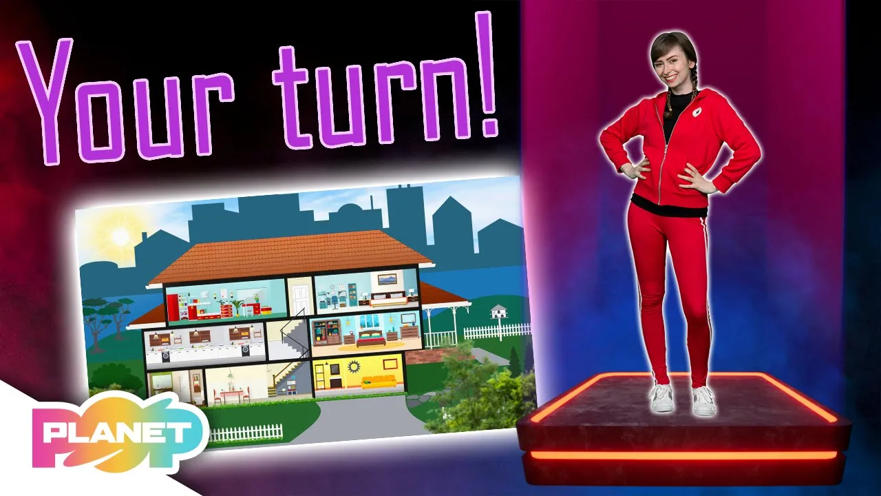 Parts Of The House Vocabulary Song | Listen And Repeat | ESL Kids Vocabulary Rap | Planet Pop Parts Of The House Vocabulary Song | Listen And Repeat | ESL Kids Vocabulary Rap | Planet Pop