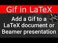 Spice up Your LaTeX Document with Animated GIFs A How-To Guide