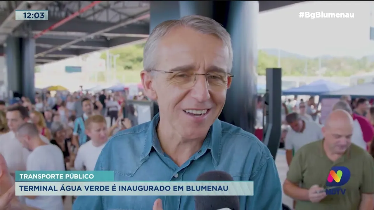 Terminal da Água Verde é inaugurado em Blumenau