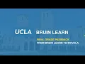 Final Grade Passback from Bruin Learn to MyUCLA