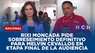 Rixi Moncada pide sobreseimiento definitivo para Melvin Cevallos en etapa final de la audiencia