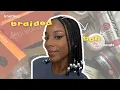DIY knotless braided bob with beads tutorial beginner friendly using itch-free hair