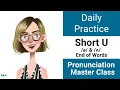 Short U END Daily Shadowing Pronunciation Practice - American English Vowel Sounds