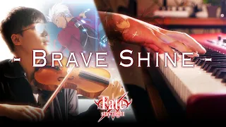 Download Aimer - Brave Shine - Piano \u0026 Violin Cover｜SLSMusic [Fate/stay night UBW OP2] MP3