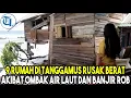 Download Lagu Dihantam Ombak Air Laut dan Banjir Rob, 9 Rumah di Tanggamus Rusak Berat