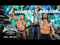 Download Lagu FULL MATCH: Roman Reigns \u0026 The Rock vs. Cody Rhodes \u0026 Seth Rollins: WrestleMania XL Saturday