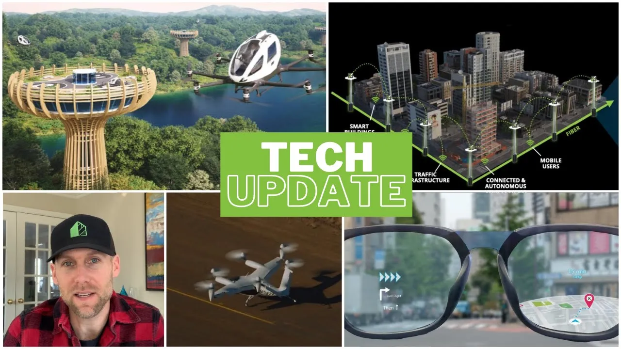 Flying Cars, Smart Cities, Exoskeletons + AR Glasses | Construction Tech Update