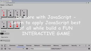JavaScript DOM Game Blackjack JavaScript Game from Scratch - learn Game Development