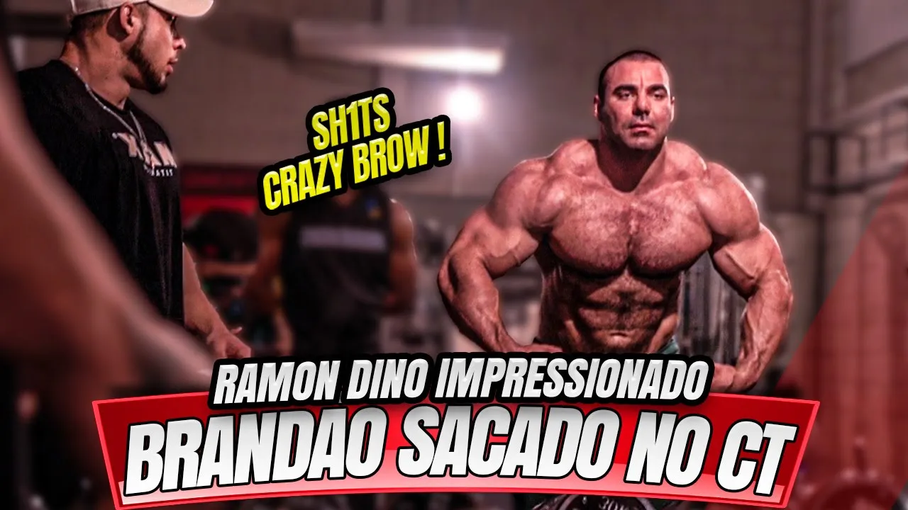 BRANDÃO SACADO NO NOVO CT - RAMON DINO FICOU IMPRESSIONADO !!!