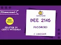 Beecrowd Problem 2146 - Password solution C language
