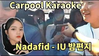 Download [Carpool karaoke] Nadafid - 밤편지 (IU) / 외국인이 부른 아이유 노래 MP3