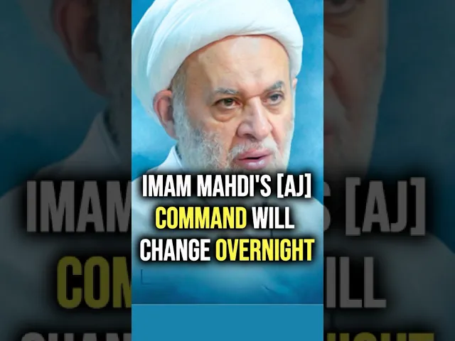 ⁣Imam Mahdi’s [AJ] Command Will Change Overnight | Shaykh Jalaluddin Sagheer #imammahdi #ahlulbayt