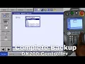DX200 - Complete Backup