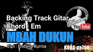 mbah dukun backing track gitar cipt endang kurnia