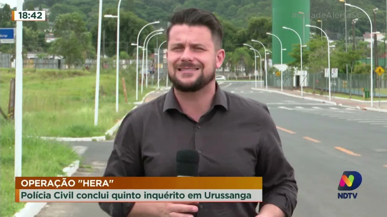 A Polícia Civil concluiu o quinto inquérito da operação “hera” em Urussanga