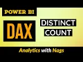Distinct Count in Power BI DAX Tutorial