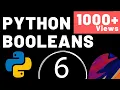 Booleans in Python in Hindi Lecture 6 Python Tutorial Booleans