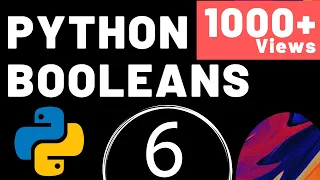 Booleans in Python in Hindi Lecture 6 Python Tutorial Booleans
