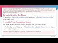 Resolving Microsoft Data SqlClient Pre-Login Handshake Errors