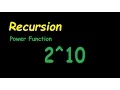 Recursive Power Function C Program