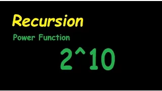 Recursive Power Function C Program