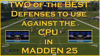 Two of the BEST Defenses To Use Against the CPU in Madden 25
