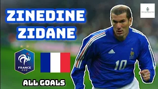 zinedine zidane all 31 goals for france