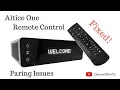 Altice One Remote Control Pairing Issues